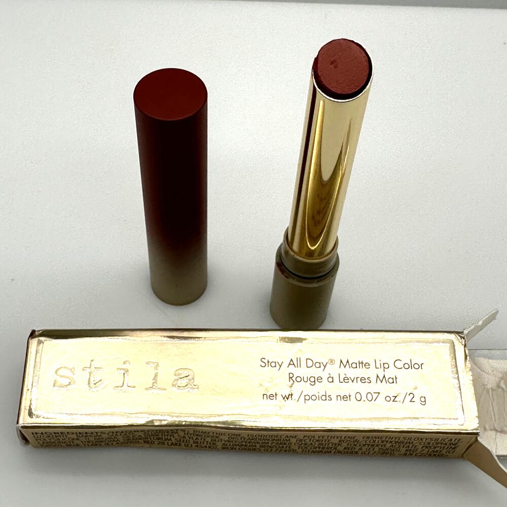 STILA Stay All Day Lip Color Steal a Kiss NEW Damaged box .07oz